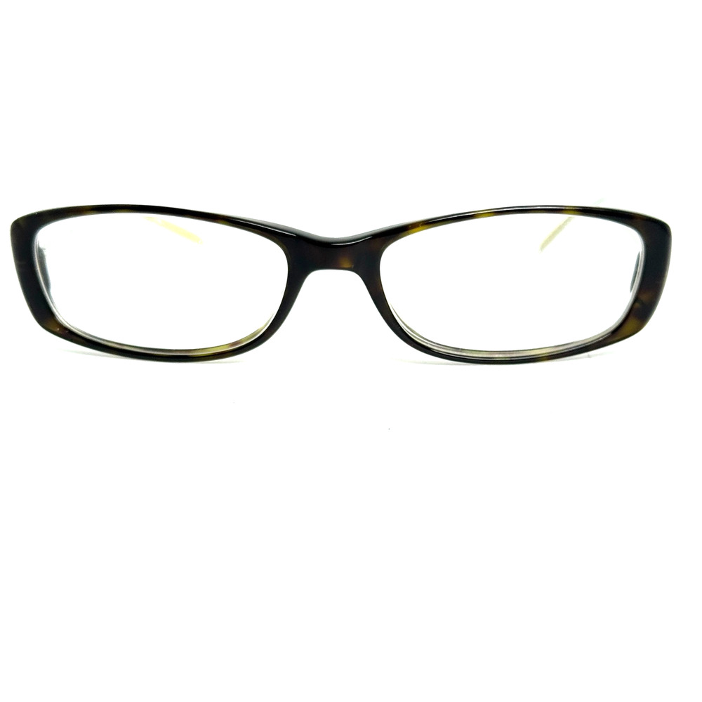 unbranded eyeglasses frames brown silver tortoise‎ full rim rectangular H19035